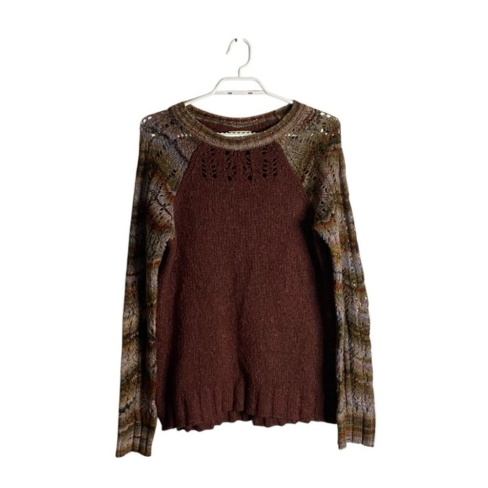 Royal Robbins Women’s Patterned Soft & Cozy Crewneck Wool Knit Sweater